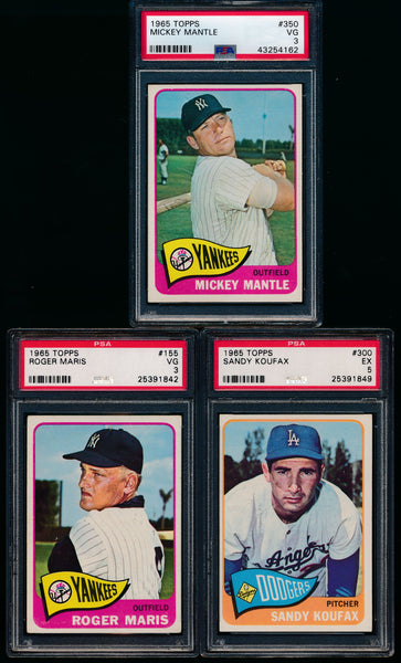 1965 Topps Baseball Set Break Results