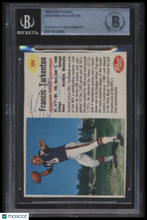 Load image into Gallery viewer, 1962 Post Cereal #184 Fran Tarkenton BGS Authentic Auto