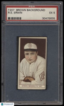 Load image into Gallery viewer, 1912 T207 BROWN BACKGROUND R.E. ERWIN PSA 5 Recruit Back Factory 606