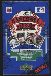 1989 Upper Deck Baseball Low Number BBCE FASC Box Break #5 + BONUS 2 Spots in Vintage Mega Mixer