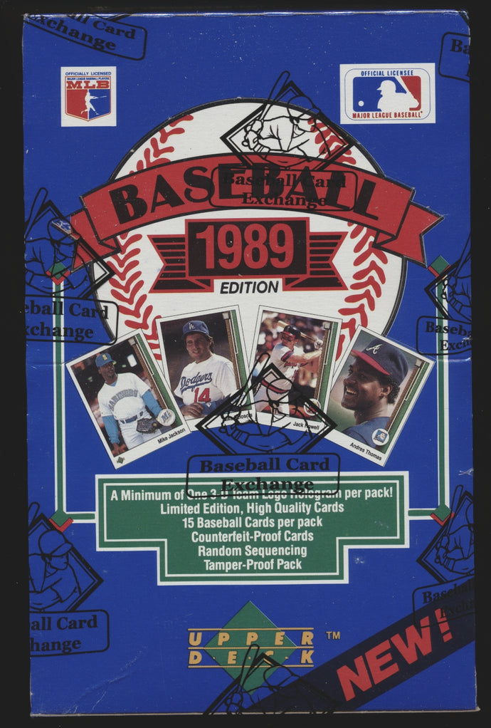 1989 Upper Deck Baseball Low Number BBCE FASC Box Break #5 + BONUS 2 Spots in Vintage Mega Mixer