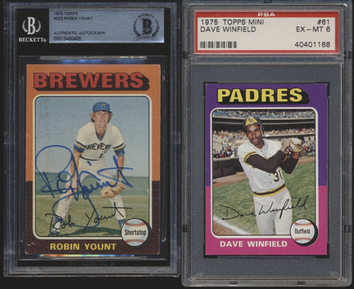 1975 Topps Baseball Graded Filler Mini-Mixer (17 spots) + 1 BONUS spot in Vintage Mega Mixer