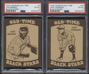 1974 Laughlin All-Time Black Stars Baseball Set Break (36 spots, Limit removed)