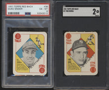 Load image into Gallery viewer, 1951 Topps Red Back Baseball Complete Set Group Break #2 (52 total cards, LIMIT 4)