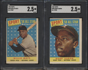 1958 Topps Baseball Low- to Mid- Grade Complete Set Group Break #13 (LIMIT 15)