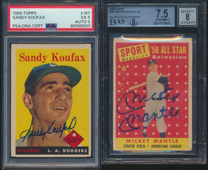 1958 Topps Baseball Mostly Autographed Set Break #15 (Pre-Sell)