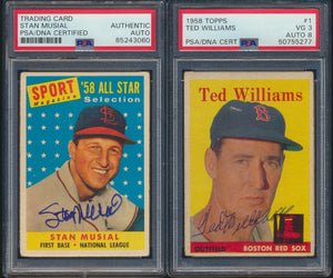 1958 Topps Baseball Mostly Autographed Set Break #15 (Pre-Sell)