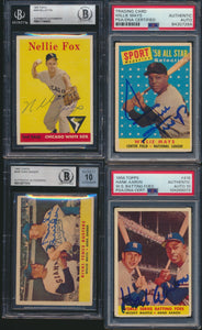 1958 Topps Baseball Mostly Autographed Set Break #15 (Pre-Sell)