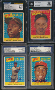 1958 Topps Baseball Mostly Autographed Set Break #15 (Pre-Sell)