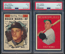 Load image into Gallery viewer, 1961 Topps Baseball Mid to High-Grade Complete Set Group Break #12 (limit removed)