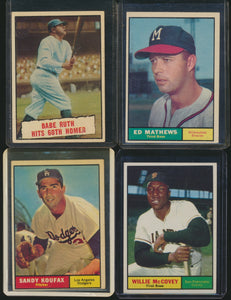 1961 Topps Baseball Mid to High-Grade Complete Set Group Break #12 (limit removed)