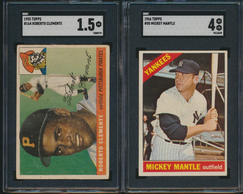 Clearout Mixer (60 spots, Limit 5) ~ '55 Clemente RC + 10 BONUS 1949 Bowman Spots