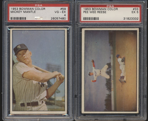 1953 Bowman Color + Black & White Baseball Low to Mid-Grade Complete Set Group Break #5