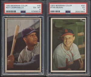 1953 Bowman Color + Black & White Baseball Low to Mid-Grade Complete Set Group Break #5
