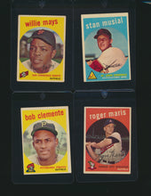 Load image into Gallery viewer, 1959 Topps Baseball Low to Mid-Grade Complete Set Group Break #18 (Limit removed) with 20 &#39;58 MLB Auto Bonus Spots