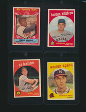 Load image into Gallery viewer, 1959 Topps Baseball Low to Mid-Grade Complete Set Group Break #18 (Limit removed) with 20 &#39;58 MLB Auto Bonus Spots