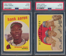 Load image into Gallery viewer, 1959 Topps Baseball Low to Mid-Grade Complete Set Group Break #18 (Limit removed) with 20 &#39;58 MLB Auto Bonus Spots