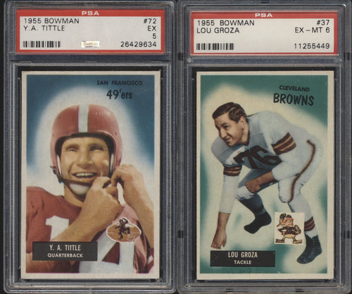 1955 Bowman Football Complete Set Group Break #2 (Limit removed)