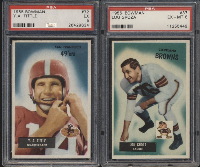 1955 Bowman Football Complete Set Group Break #2 (Limit removed)