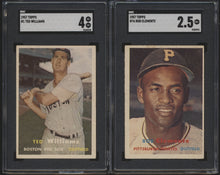 Load image into Gallery viewer, 1957 Topps Baseball Complete Set Group Break #14 Low to Mid-Grade (LIMIT removed)
