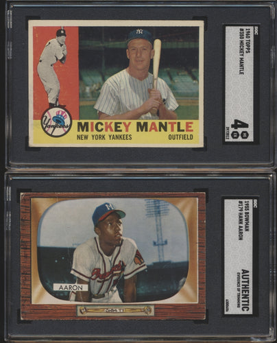 Vintage MLB Graded Mixer Break (25 spots, limit 2) featuring 1960 Topps Mantle!