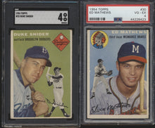 Load image into Gallery viewer, 1954 Topps Baseball Low- to Mid-Grade Complete Set Group Break #11 (Limit 5)