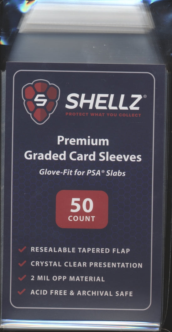 Shellz Glove-Fit PSA Graded Sleeves (50 count) BurlsSports Shellz Glove-Fit PSA Graded Sleeves (50 count) BurlsSports