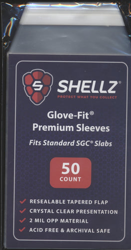 Shellz Glove-Fit SGC Graded Sleeves (50 count)