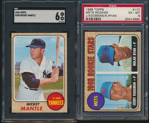1968 Topps Baseball Mid- to High-Grade Set Break #14 (Limit 20)