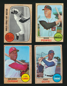 1968 Topps Baseball Mid- to High-Grade Set Break #14 (Limit 20)