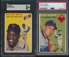 Load image into Gallery viewer, 1954 Topps &amp; Bowman Baseball Mid-Grade Mega Set Break (Limit removed)