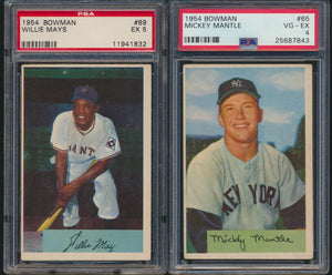 1954 Topps & Bowman Baseball Mid-Grade Mega Set Break (Limit removed)