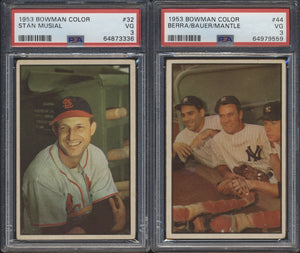 1953 Bowman Color + Black & White Baseball Low to Mid-Grade Complete Set Group Break #4 (Limit 5)