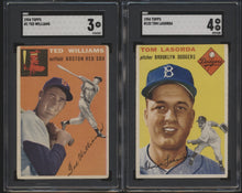 Load image into Gallery viewer, 1954 Topps Baseball Low- to Mid-Grade Complete Set Group Break #10 (Limit REMOVED)