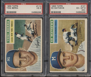 1956 Topps Baseball Low- to Mid-Grade Complete Set Group Break #16 (LIMIT REMOVED)