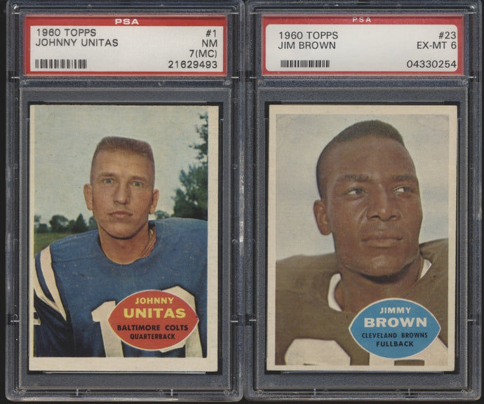 1960 Topps Football Mid-Grade Complete Set Group Break #1 (LIMIT 10)
