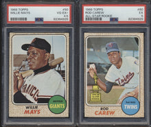 Load image into Gallery viewer, 1968 Topps Baseball Mid-Grade Set Break #13 (Limit 20) + BONUS 25 Spots in upcoming &#39;51 Bowman set break!