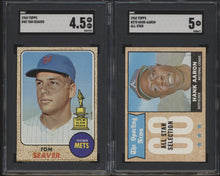 Load image into Gallery viewer, 1968 Topps Baseball Mid-Grade Set Break #13 (Limit 20) + BONUS 25 Spots in upcoming &#39;51 Bowman set break!