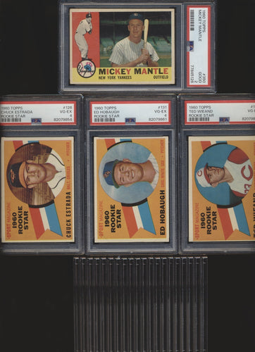 1960 Filler Mini-Mixer (30 spots, Limit 5) ~ '60 Mantle + 6 BONUS 1951 Bowman Set Break!