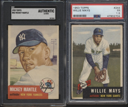 1953 Topps Low-Grade Baseball Complete Set Group Break #9 (No Limit)