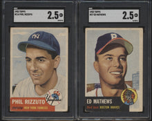 Load image into Gallery viewer, 1953 Topps Low-Grade Baseball Complete Set Group Break #9 (No Limit)
