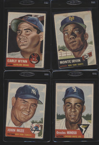 1953 Topps Low-Grade Baseball Complete Set Group Break #9 (No Limit)