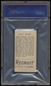 1912 T207 BROWN BACKGROUND HARRY KRAUSE  PSA 5 Recruit Back Factory 606