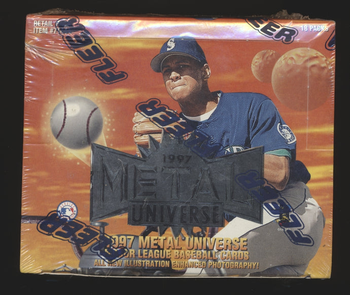 1997 Metal Universe Baseball Retail Box Break (18 spots)