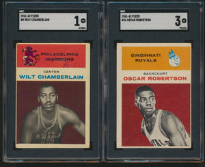Burl's Classic Cardboard ~ 1961 Fleer Basketball Set Break Repack