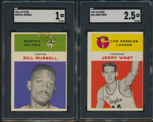 Burl's Classic Cardboard ~ 1961 Fleer Basketball Set Break Repack
