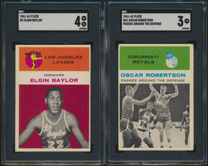 Burl's Classic Cardboard ~ 1961 Fleer Basketball Set Break Repack