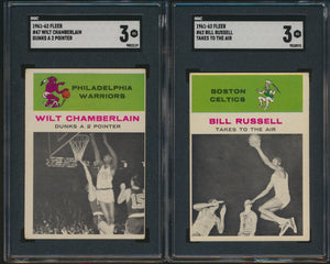 Burl's Classic Cardboard ~ 1961 Fleer Basketball Set Break Repack