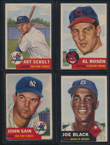 1953 Topps Low- to Mid-Grade Baseball Complete Set Group Break #10 (Limit removed)