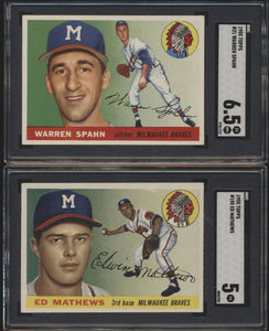 1955 Topps Baseball Low to Mid-Grade Complete Set Group Break #14 (Limit 4)